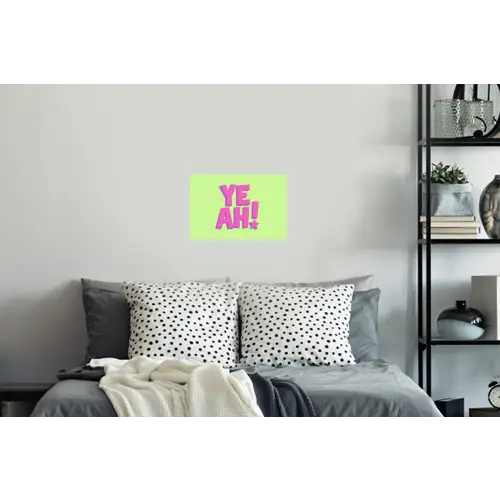 Groen - Neon - Quote Muursticker klein -slaapkamer