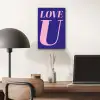 Love - Blauw - Valentijn aluminium wit klein -sfeer5