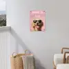 Zonnebril - Hartjes - Hond - Valentijn tuinposter los doek klein -sfeer8