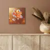 Glazen - Bloem - Zonlicht aluminium wit klein -sfeer4