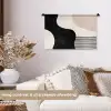 Abstract - Japandi - Beige - Modern Wandkleed katoen klein -sfeer1