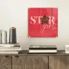 Star girl - Rood - Panter - Ster plexiglas 5mm klein -sfeer1