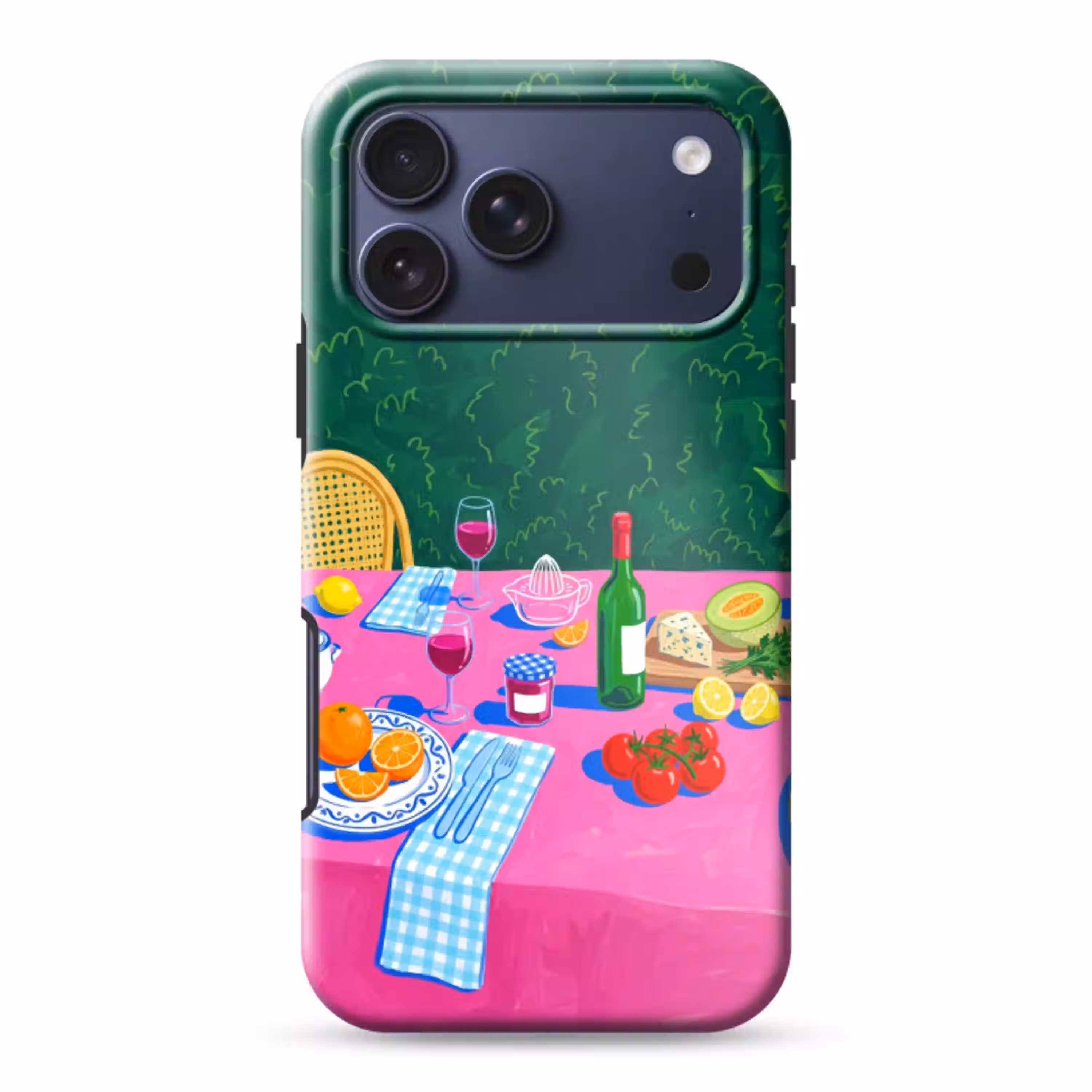 Eten - Tafel - Illustratie Toughcase MagSafe Apple iPhone 17 Pro Max klein -3d
