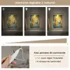 Giraf - Olifant - Bloemen - Jungle Light Box met kabel (Kinderlampje) klein -USP_dimbaarFR