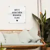 Spreuken - Grote avonturen beginnen klein - Quotes tuinposter los doek klein -sfeer7