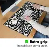 Symbolen - Abstract - Grafisch - Zwart Muismat XXL klein -sfeer3