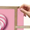 Snoep - Lolly - Hart- Roze Light Box met batterij (Wandlamp) middel -USP_websiteprintNL