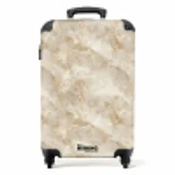 Lichtbeige - Onyx - Subtiel NBS - Handbagage koffer - Volwassenen Unisex middel -productfoto_recht