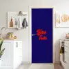 Blauw - Rood - Yes fun - 3D deurposter klein -sfeer5