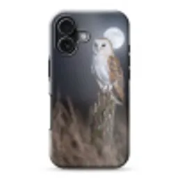 Kerkuil - Maan - Nacht Toughcase MagSafe Apple iPhone 17 klein -3d