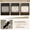 Eieren - Kleurrijk - Patroon Light Box met batterij (Wandlamp) middel -USP_dimbaarNL