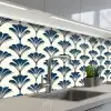 Klassiek - Motief - Blauw keuken achterwand 2 middel 871 -3d_schuin