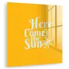 Geel - Blauw - Here comes the sun plexiglas 5mm klein -zzzproduct_nieuw