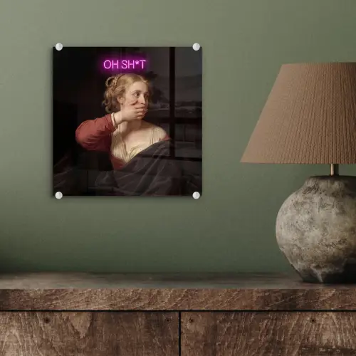 Quote - Neon - vrouw plexiglas 5mm klein -sfeer3