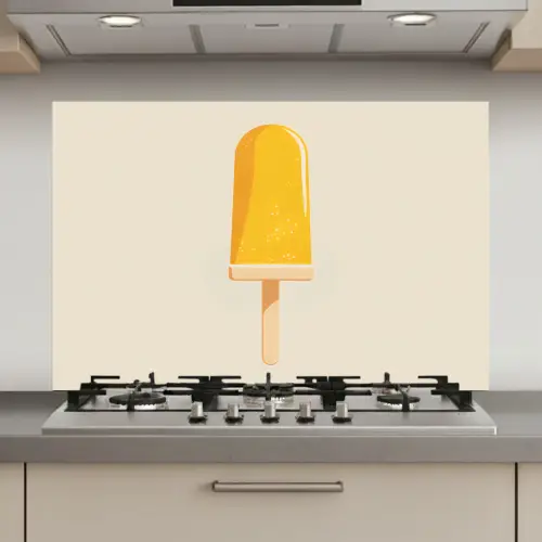 Oranje - Stokje - Waterijsje keuken achterwand spatscherm klein -3d_website