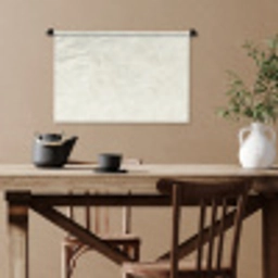 Textuur - Abstract - Beige Wandkleed katoen klein 269 -sfeer6