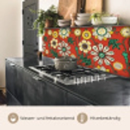 Design - Bloemen - Hippie - Retro keuken achterwand 2 middel 871 -usp_DE