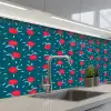 Blauwgroen - Appels - Vruchten keuken achterwand 2 middel 871 -3d_schuin