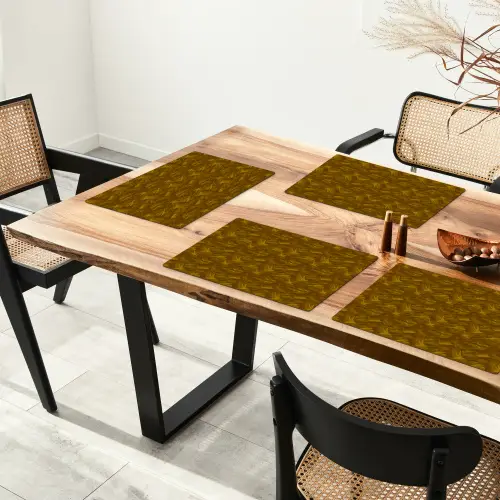 Goud - Vogels - Patroon Placemat vinyl groot 368 -zzsfeer4_Kitchenyeah-website