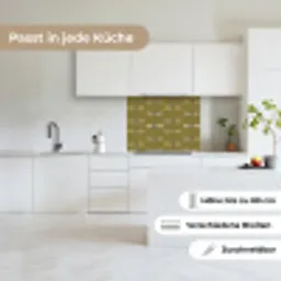 Libellen - Patroon - Groen keuken achterwand 2 middel 865 -sfeer4_DE