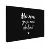 Quotes - Hé zon, ga je mee stralen? - Zomer - Tekst - Zon Tuinposter op houten frame 2 cm dik klein -3d