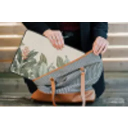 Tropisch - Planten - Modern - Groen laptophoes neopreen klein -tas