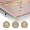 Glazen - Bloem - Roze plexiglas 5mm klein -sfeer2