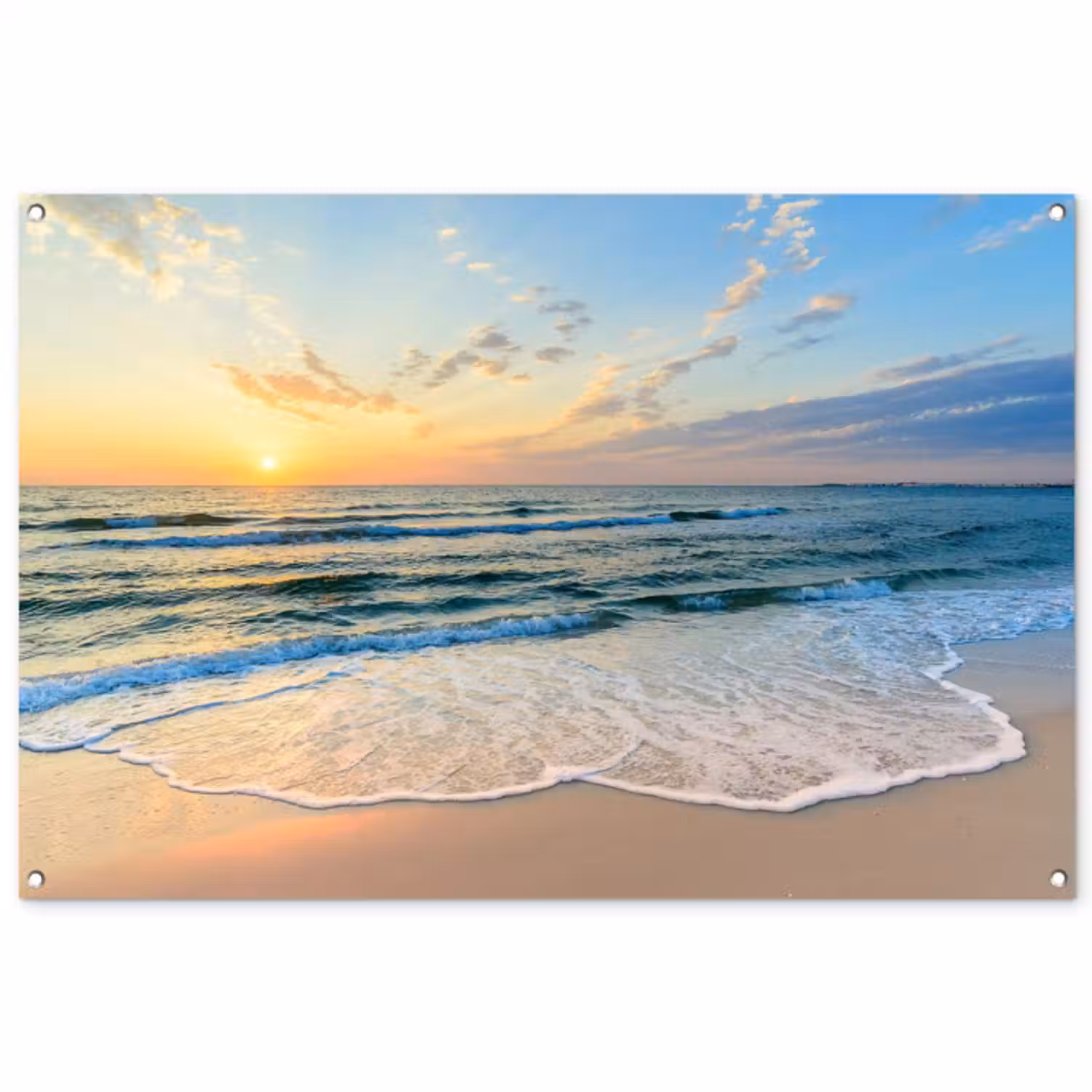 Tuinposter - Zonsondergang aan Zee