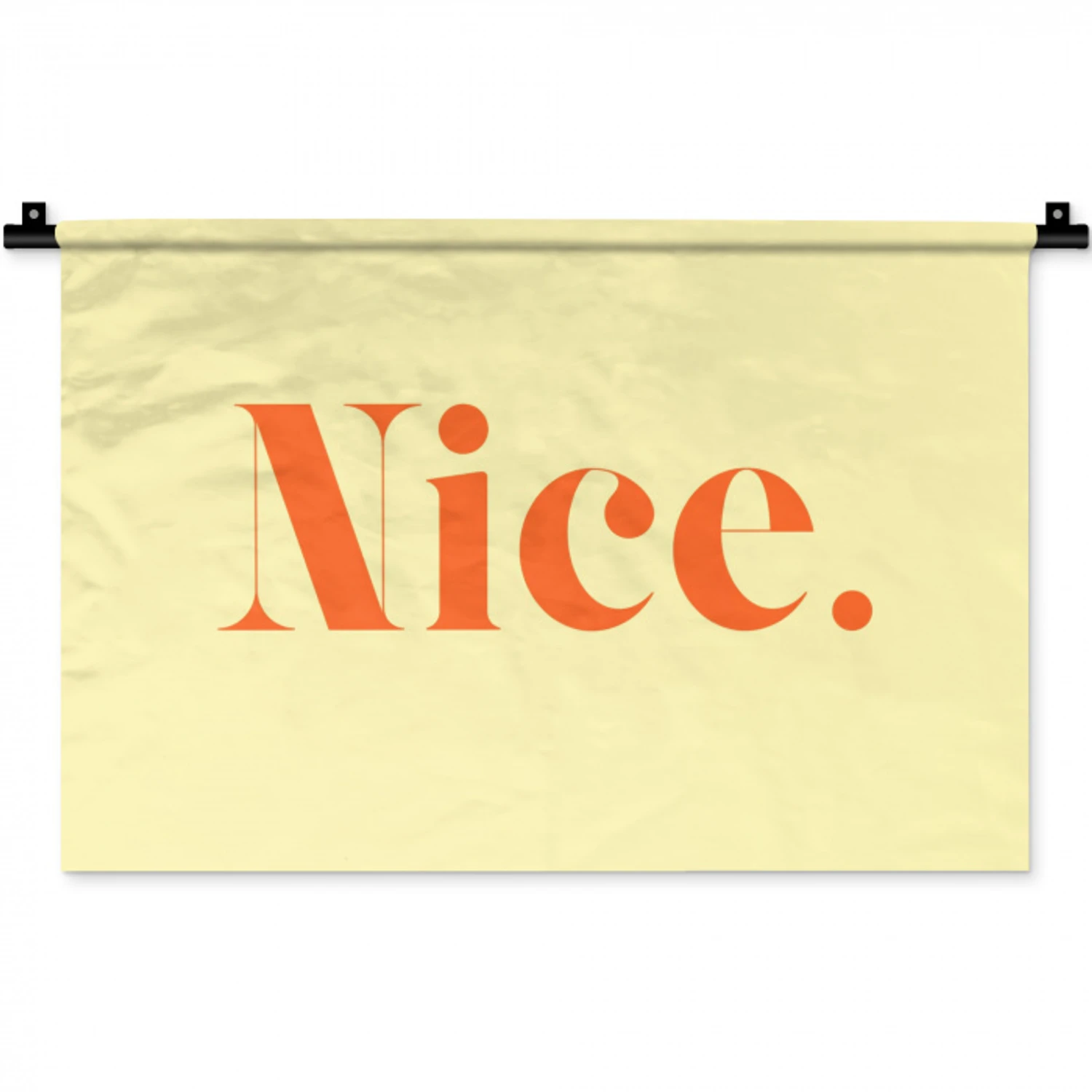 Nice - Oranje - Geel - Minimalistisch Wandkleed katoen klein -zz3d