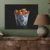 Kip - Bucket - Delfts blauw - Lekker PET vilt klein -sfeer2
