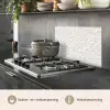 Schubben - Wit - Elegant keuken achterwand spatscherm klein 900 -usp_NL