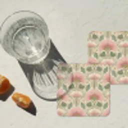 Klassiek - Patroon - Roze onderzetter kurk middel 366 -sfeer4