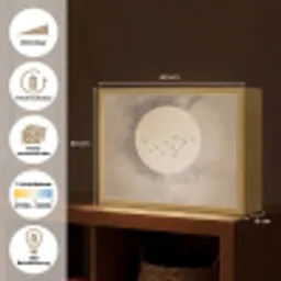 Vogel - Beige - Japandi Light Box met batterij (Wandlamp) middel -USP_websiteoverzichtDE