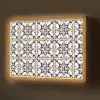 Klassiek - Patroon - Kleurrijk Light Box met batterij (Wandlamp) middel 907 -z3d_website