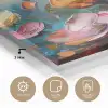 Klaprozen - Bloemen - Kunst - Botanisch plexiglas 5mm klein -sfeer2