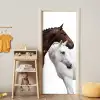 Paard - Modern - Balans deurposter klein -sfeer4