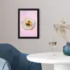 Ei - Disco - Ontbijt - Glitter fotolijst zwart zonder passe partout klein -sfeer4