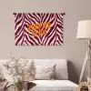 New era - Bordeaux - Zebraprint Wandkleed katoen middel -sfeer4