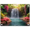 Betoverende Waterval in de Tropen tuinposter los doek klein -3d