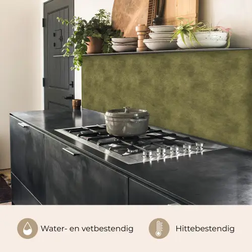 Textuur - Abstract - Groen keuken achterwand 2 middel 871 -usp_NL