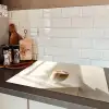 Mok - Latte - Minimalistisch - Schaduw Inductie beschermer vinyl 3mm klein -sfeer3