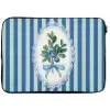 Illustratie - Bessen - Blauw - Strepen laptophoes neopreen klein -zkaufland3dotto