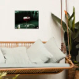 Kers - Cocktail - Rood - Marmer tuinposter los doek klein -sfeer7