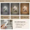Toekan - Vogels - Bloemen - Jungle Light Box met kabel (Tafellamp) klein -USP_lichtkleurNL