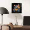 Kat - Graffiti - Kleurrijk - Wafel - Eten plexiglas 5mm klein -sfeer6