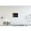Quotes - Keuken - Spreuken - In deze keuken wordt gekookt met liefde - Liefde textielposter latten blank klein -kinderkamer
