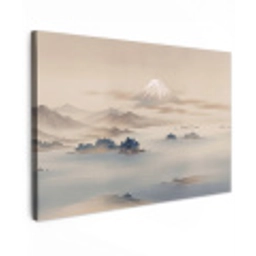 Japans - Landschap - Beige canvas 2cm klein -z3d