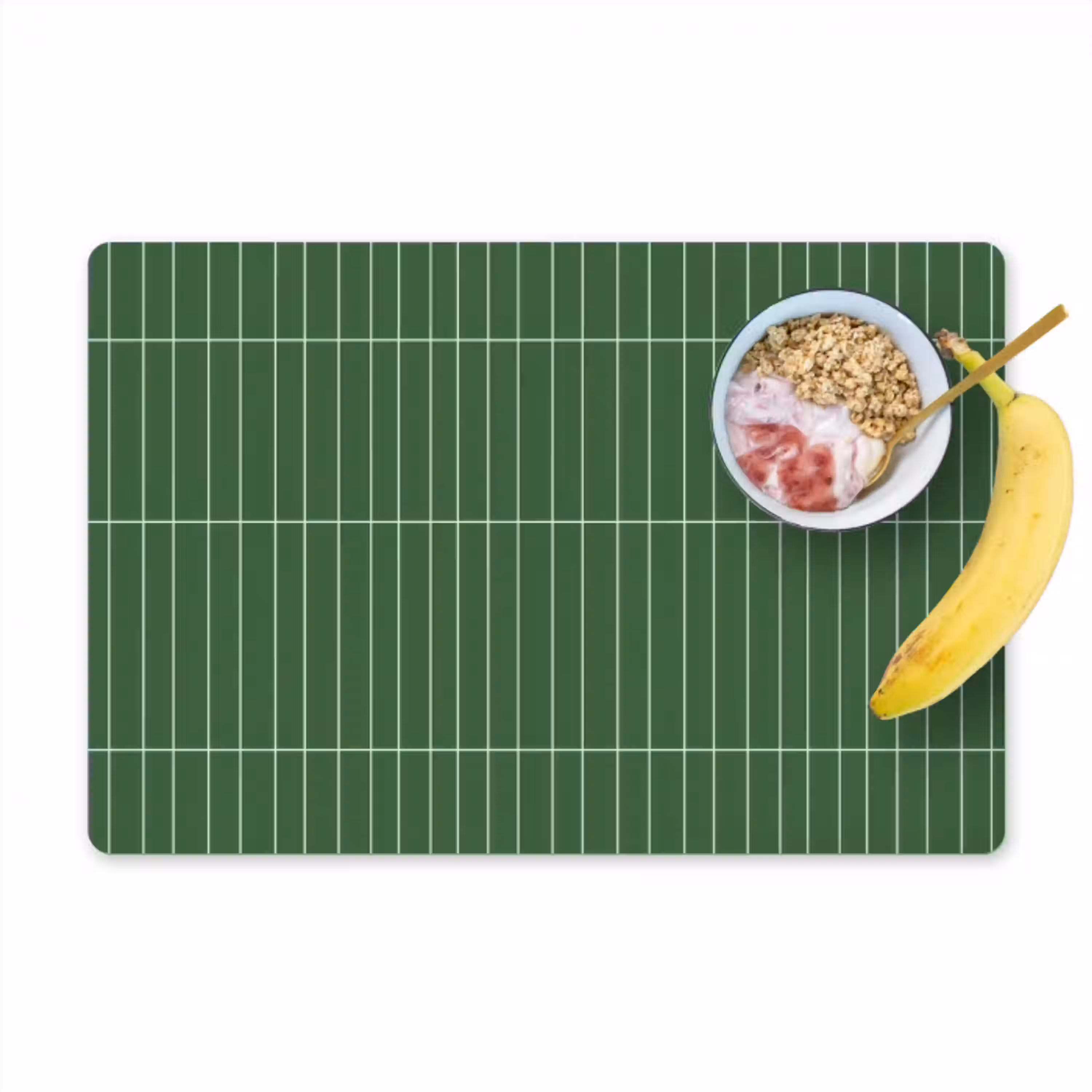 Wandtegel - Verticaal - Donkergroen Placemat vinyl groot 368 -zzzproduct_Kitchenyeah-website