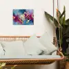 Cirkels - Goud - Abstract tuinposter los doek klein -sfeer7
