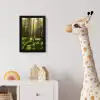 Bomen - Bos - Mos - Planten - Zon - Natuur fotolijst zwart zonder passe partout klein -usfeer4_kinderkamer